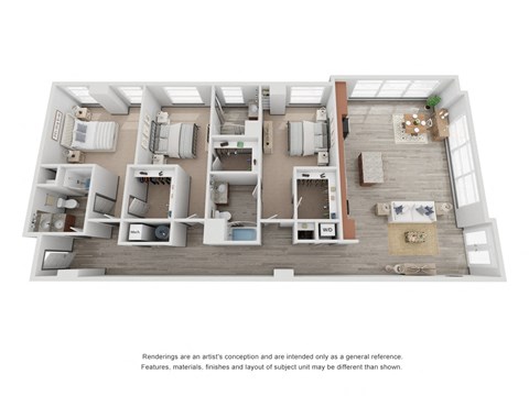 The Chapman Townhouse floor plan